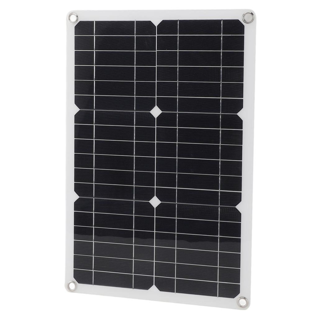 20W 18V Monocrystalline Solar Panel Kit Multifunctional Emergency High Efficiency Monocrystalline Solar Panel for
