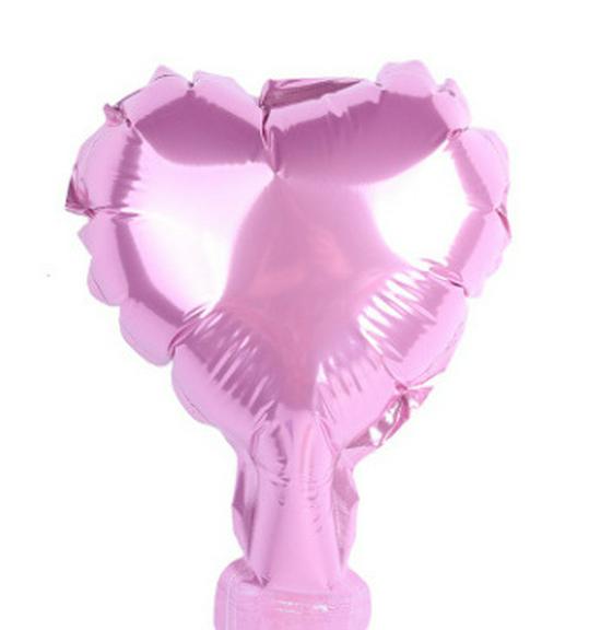 5-Inch Heart-Shaped Peach Foil Balloon for Floral Art & Birthday Party Decoration