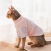 Dog Base Coat Warm Puppy Striped Pullovers Comfortable with D-Ring Dog Bottoming Shirt Soft Dog Sweater Outdoor Activities