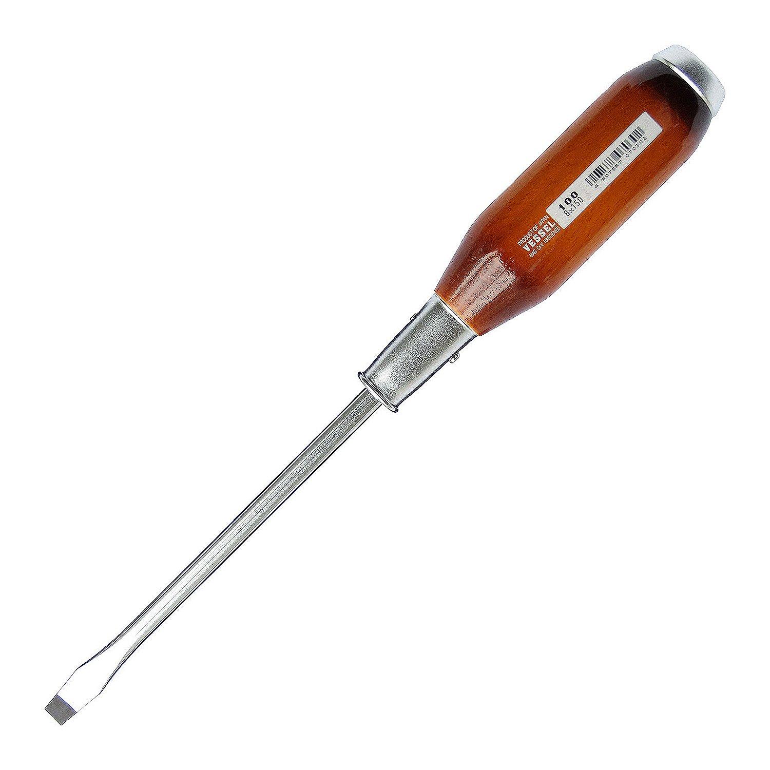 

VESSEL Heavy Duty Penetrating Driver with Wooden Handle -8 x 150 100