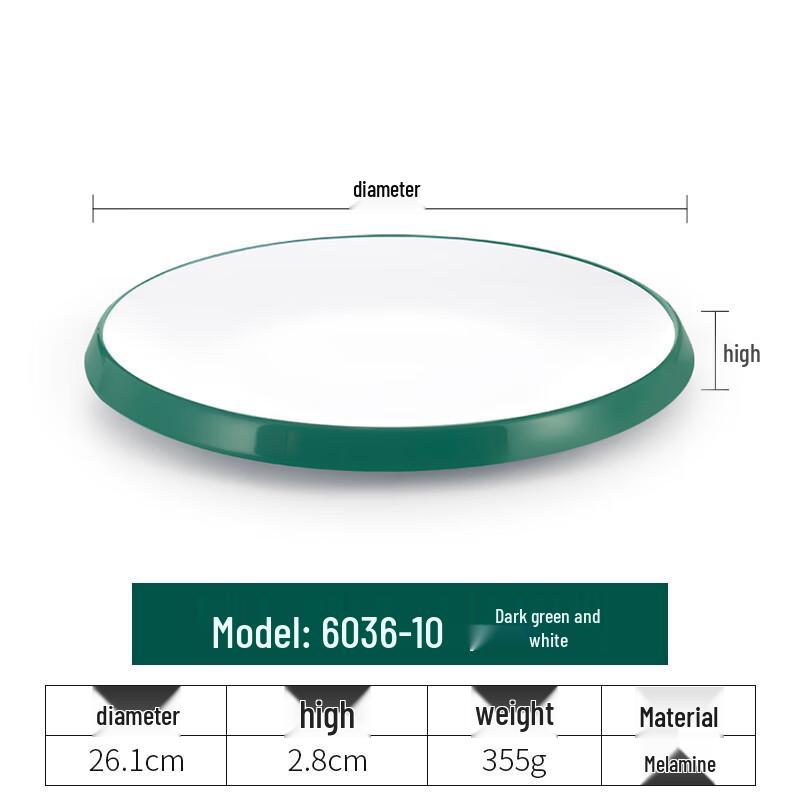 Melamine Round Serving Plate
