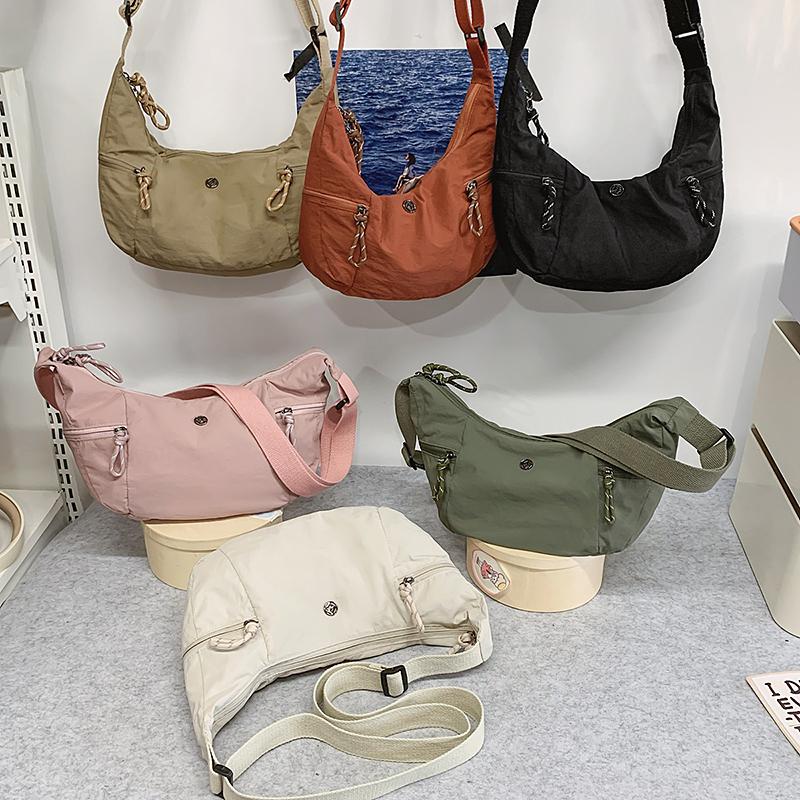 Women's Waterproof Nylon Crossbody Bag Men's Large Capacity Shoulder Bag