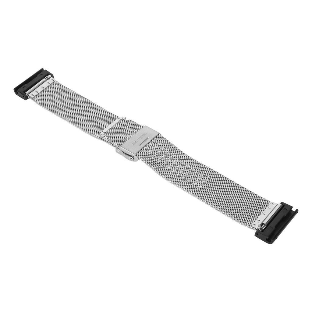 Stainless Steel Mesh Watch Strap Adjustable Quick Release Watch Band 26mm Fit for Garmin Fenix 7X 6X 5X Silver