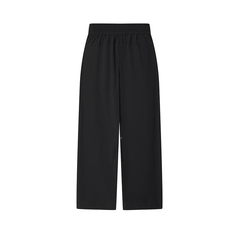 FILA A.P. Dynamic Pants Simple Atmospheric Comfortable Casual Pants Women pants Deep-Black F61W621801F-BK