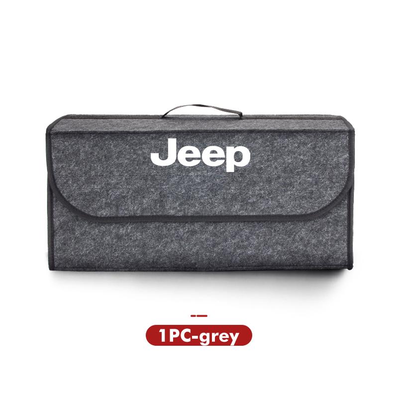 APK6 Car Trunk Storage Box Portable Travel Organizer Folding Bag For Jeep Cherokee Wrangler JK Gladiator Compass Renegade Patriot