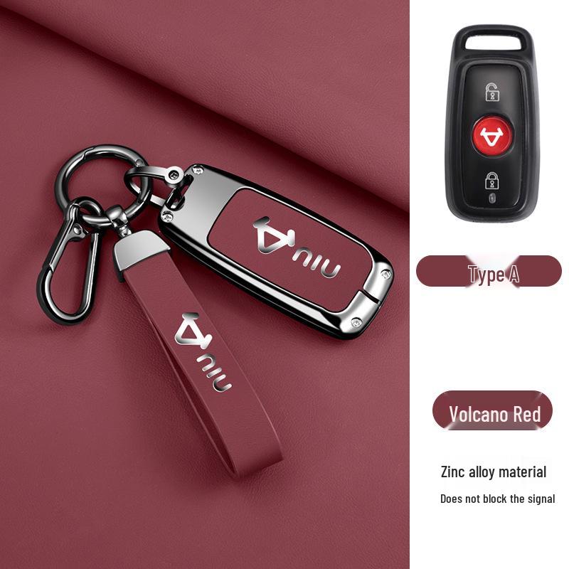 Little Cow Electric Vehicle Key Cover for M1/U1/NQI/U Models - Men's and Women's Remote Control Key Bag with Buckle