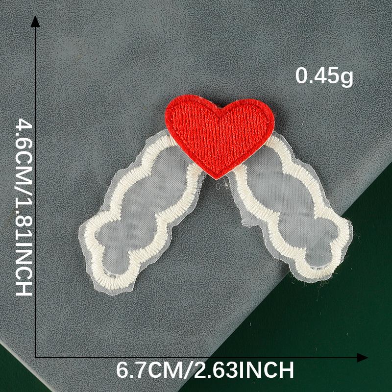 Duoku Original Love Cloth Label Accessories Socks Shoes And Hats Hair Accessories Lace Hairpin Accessories Headgear Brooch Embroidery Sticker