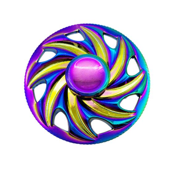 

Игрушка-спиннер из цинкового сплава, снятие стресса, тревожности, портативная, для детей и подростков, для взрослых, красочная, вращающаяся на кончике пальца, металлическая игрушка-гироскоп, подарок на день рождения разноцветный