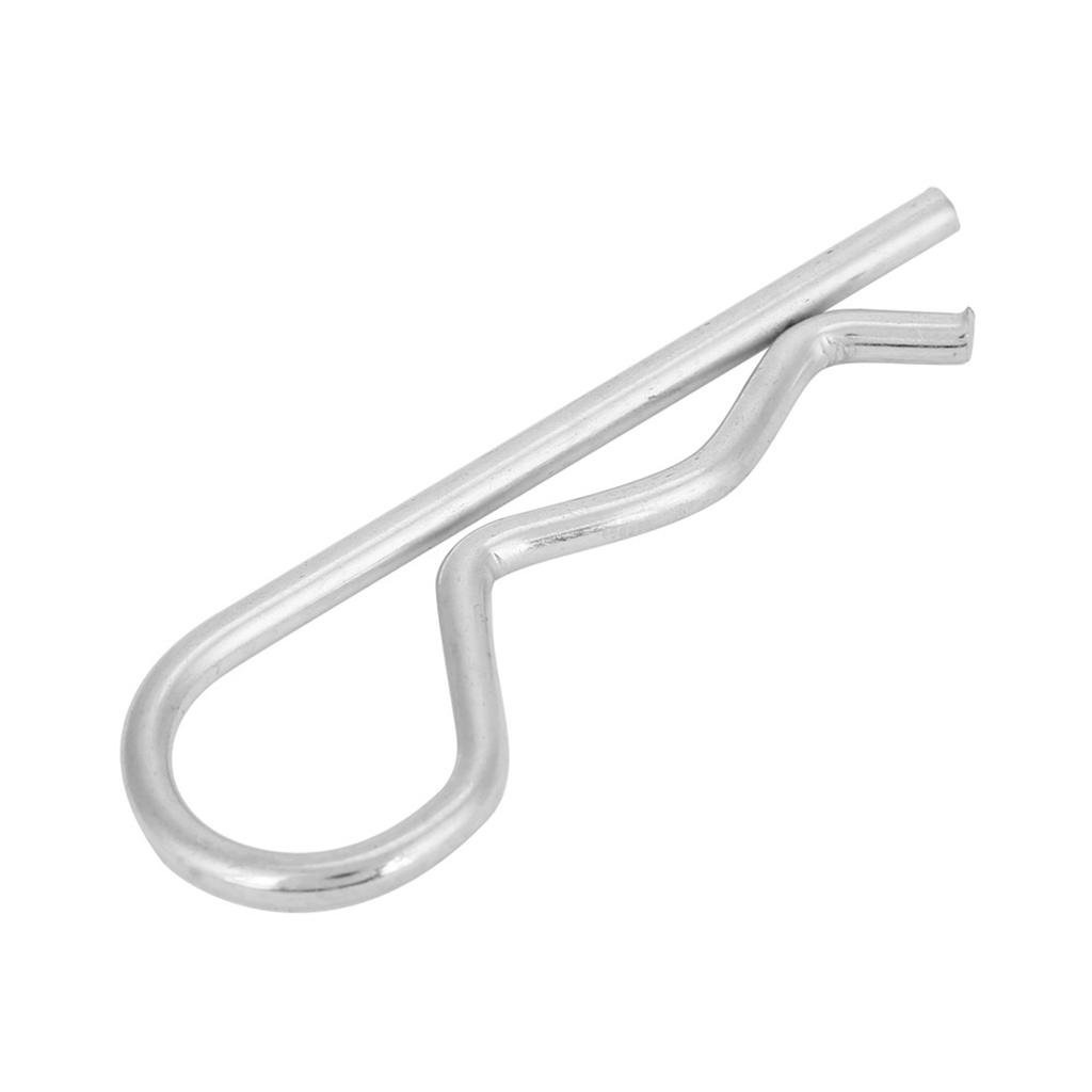 10ks Závlačky typu B Svorky Pozinkované pojistné kolíky Pružinové svorky Vlásenka (3*60 mm)