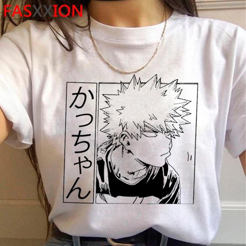 My Hero Academia Bakugou Todoroki Boku No Hero Bnha T-shirt T Shirt feUnisex Tumblr Aesthetic Clothes Harajuku Kawaii