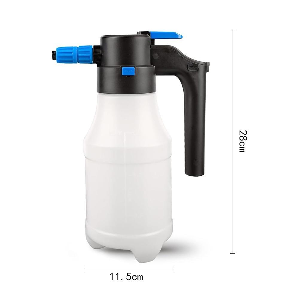 1.5 Liters Electric Pressurized Foam Sprayer for Car Washing, Electric Foam Sprayer with USB Cable Home Car Washing Accessories