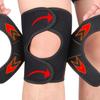 1Pcs Adjustable Compression Knee Brace for Knee Pain Relief Knee Brace for Working Out, Running, Open Patella Support