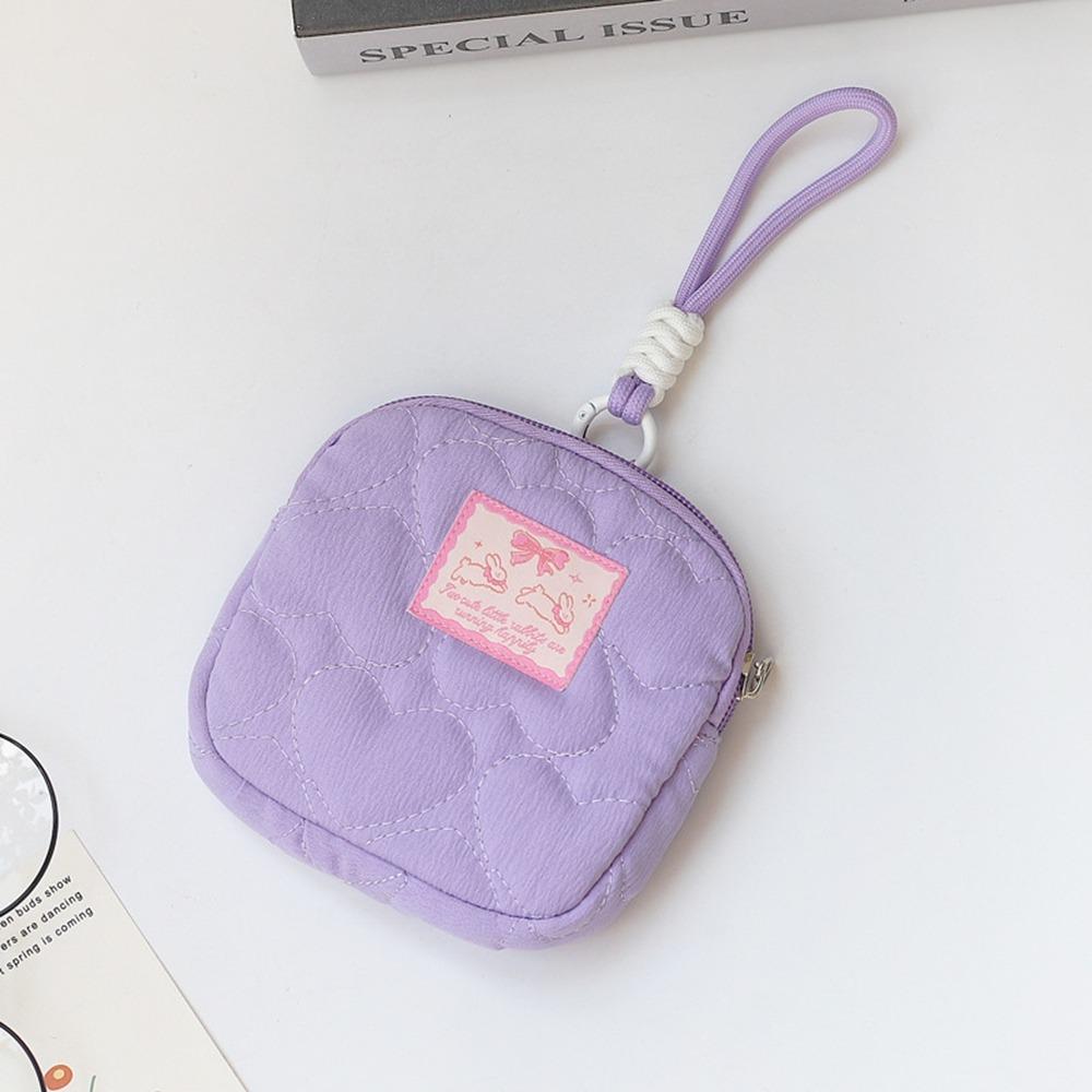 Small Wallet Fresh Rabbit  Coin Purse Love Cosmetic Bag Sweet Small Wrist Bag  Decoration