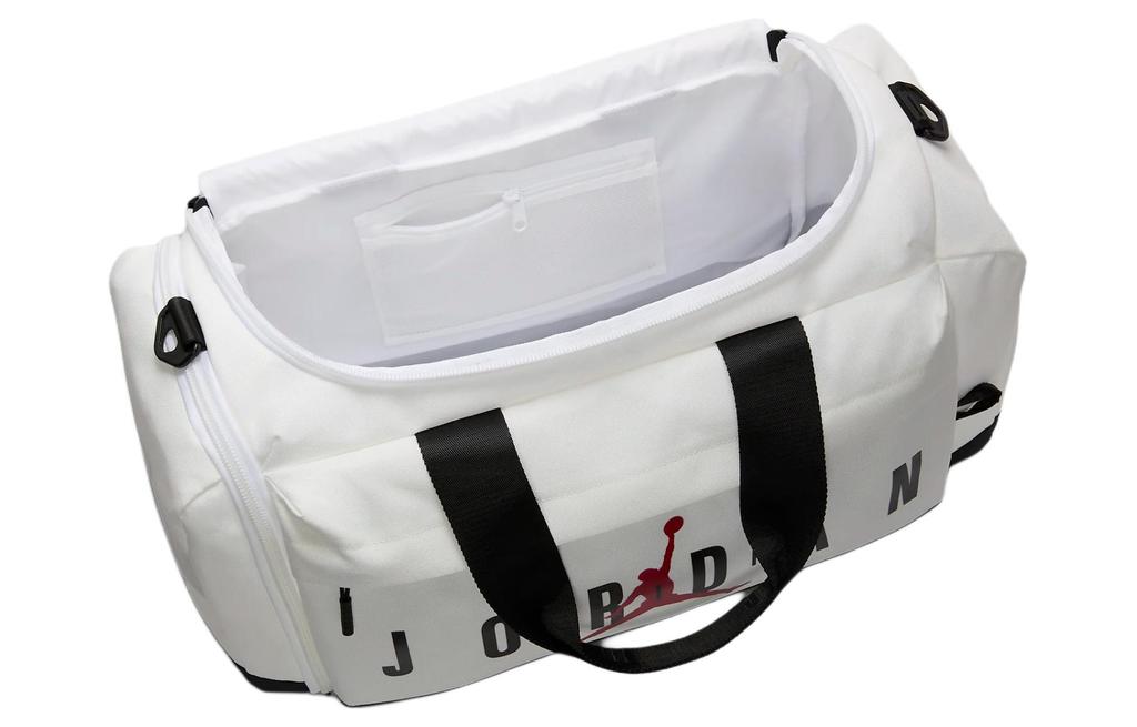 Jordan Polyester Handbag, Shoulder Bag, Crossbody Bag, Travel Bag Unisex White SM0920-001