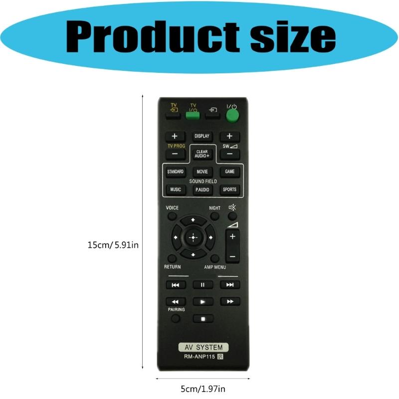 Replacement Remote Control Plastic Texture Suitable for CT770 CT370 ANP115 ANP116 ANP114 Various Models Home Theater Use