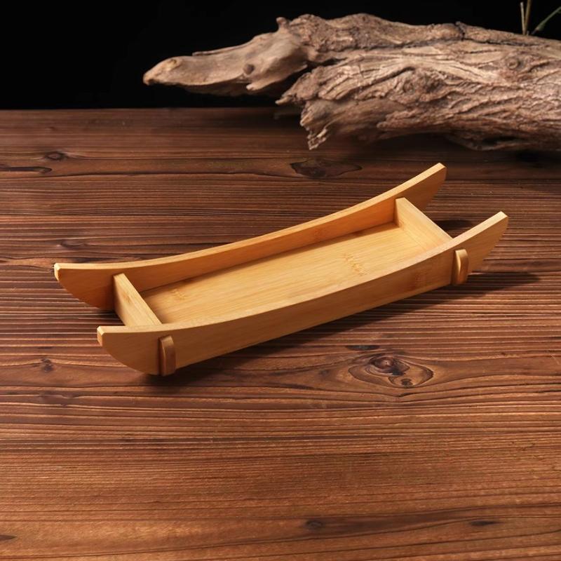 Kreatives Geschirr Kommerzieller Hot Pot Frisch geschnittene Rindfleischplatte Spezielle Grill-Hot-Pot-Restaurant-Platte aus Bambus und Holz