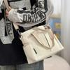 Practical Canvas Handbag Women Multifunctional Large Capacity Zipper Handbag Women Zipper Messenger Bag Student Casual Handbag Designer Bag