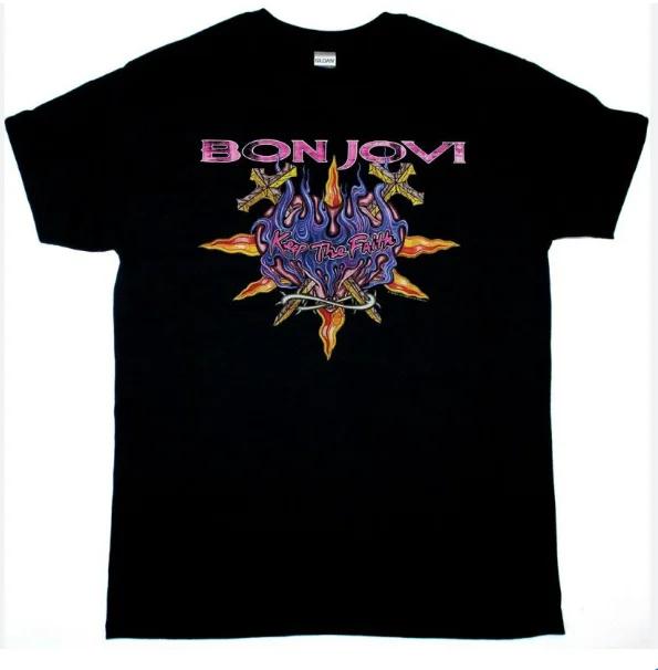 Bon Jovi Tshirt Suitable for All Seasons Personality Clothes Oversized Unisex Streetwear Trendy Women Men Classic High Quality