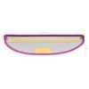 VidaXL Tapis d'escalier 15 pièces 65 x 21 x 4 cm Violet Demi-rond Grand 133905