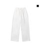 ROND&DÉMARRER [Unisex] Sports Two-Way Wide Sweatpants (White)