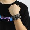 Europäisch-Amerikanisches Punk Retro Nieten Lederarmband - Hip Hop Rock Accessoire