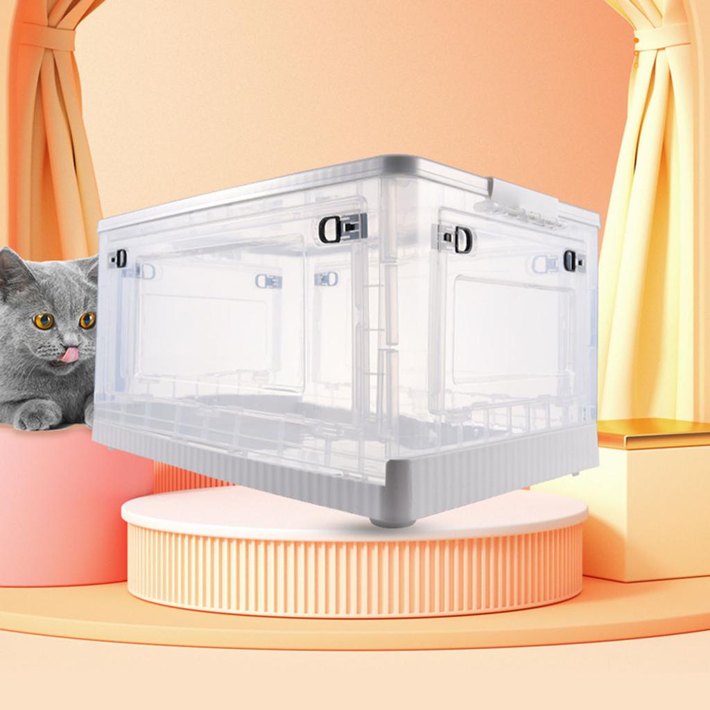 Pet Drying Box Ultra Quiet Transparent Large Space Foldable Pet Hair Dryer Box for Cats and Small Dogs Hair Drying Small