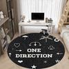 1pc ONE DIRECTION Chair Carpet for Office Non Slip, Lightweight, Machine Washable Rug for Office, Sleeping, Room Holiday Decor