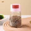 Press-Type Plastic Spice Jar for Controlled Seasoning