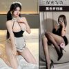 Sexy Lingerie Sexy Hot Neck Maid Large Size Uniform Breast Seduction Suit Spice Maid Robe Pajamas