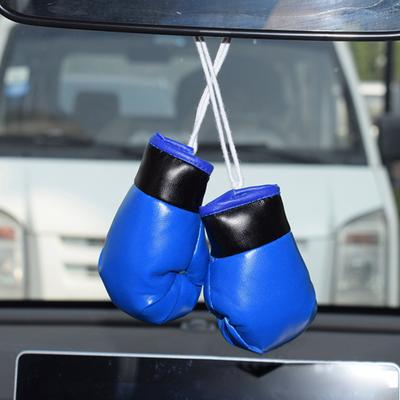 1 Pair Mini Boxing Glove Pendants Realistic Wear Resistant Waterproof Car Interior Boxing Gloves Hanging Decoration