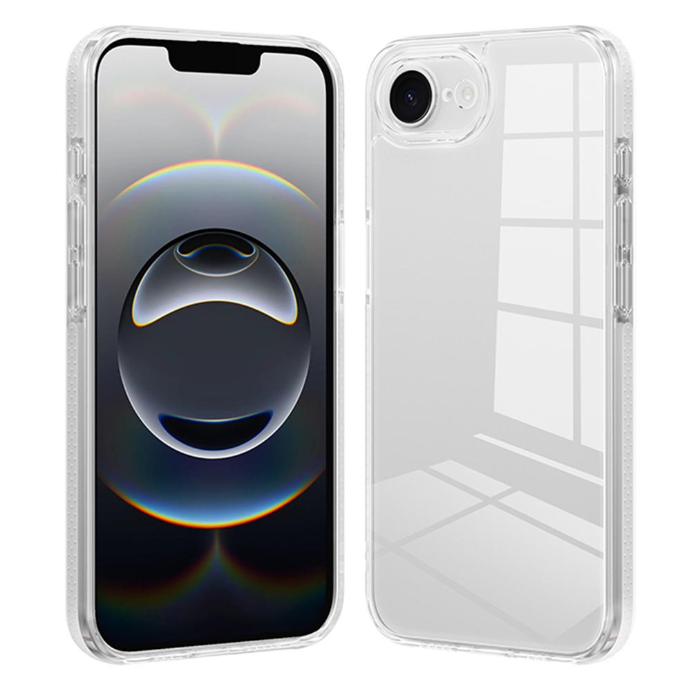 

XUNDD For iPhone 16e Clear Phone Case Anti-Scratch Hard PC Mobile Back Cover A