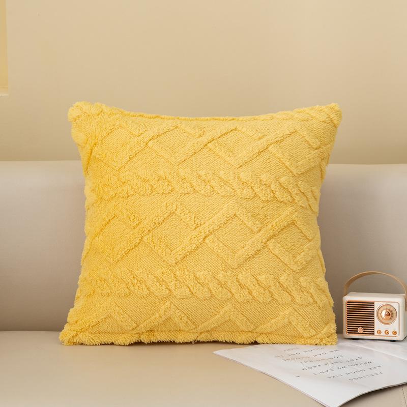 Cushion pillow cover 1PCS living room sofa plush pillow nap pillow bedroom headboard pillow bay window cushion