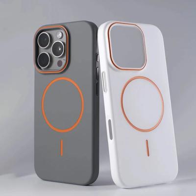 Ultra Thin Simple Hit Color Magsafe Phone Case For iPhone 16 15 14 Plus 13 12 Pro Max Matte Wireless Charger Hard Magnetic Cover