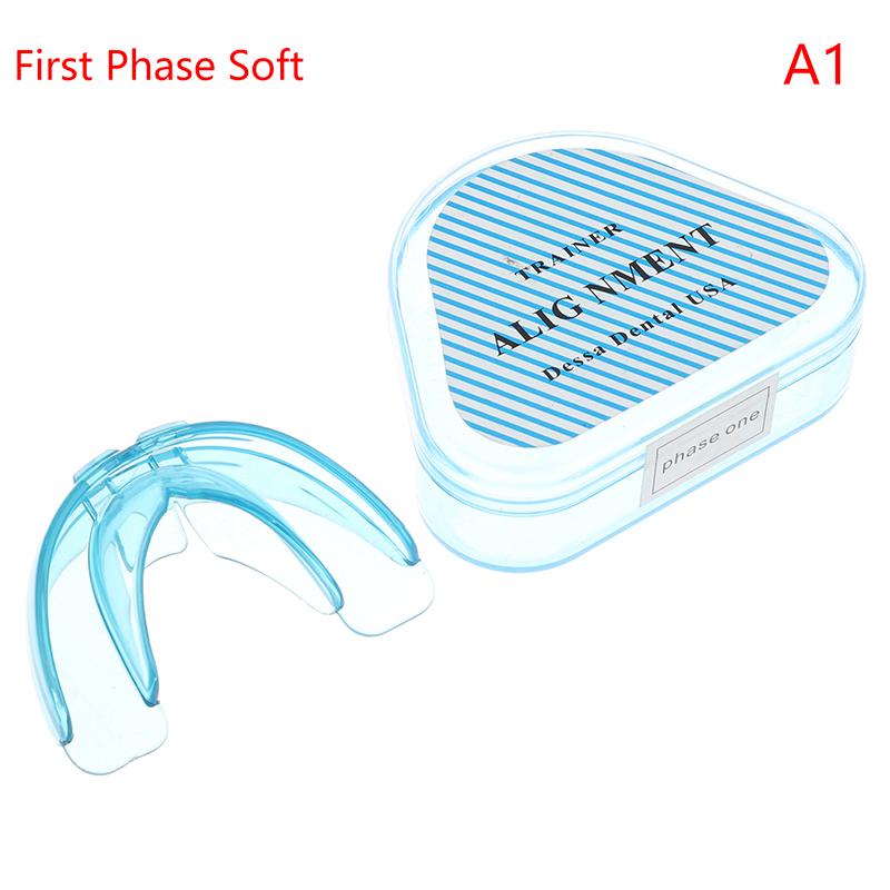 

1 шт./коробка Стоматологические брекеты Зубной аппарат Силиконовый тренажер для выравнивания Зубной ретейнер Защита от бруксизма Зубы