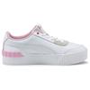 PUMA Carina Lift Casual Board Shoes White/Pink Women's 373031-10