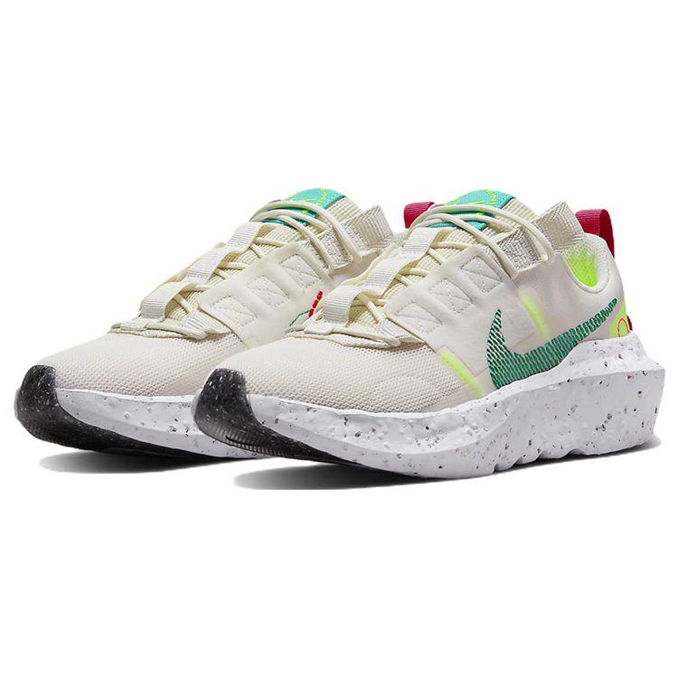 Nike  Crater Impact Phantom Malachite Women Sneakers Cream Volt Pink-Prime CW2386-004