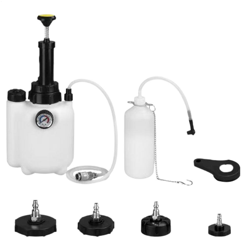Car Manual Brake Fluid Bleeder Kit 3L Vacuum Brake Pressure Fluid Pump Professional Brake Flush Machine Pneumatic Brake Bleeder