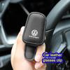 W135Car Leather Glasses Clip,Sun Visor Storage Holder,car Accessories,for Volkswagen Jetta Golf Passat Polo Tiguan Arteon CC