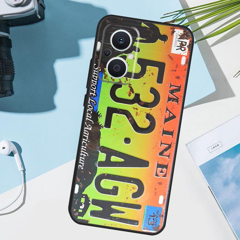 

Retro Vintage License Cover For OPPO Reno 7 8 Lite 10 12 13 14 Pro 11 F 12F 13F 14F OPPO Find X8 X5 X6 X9 Pro Case OPPO Reno11 Pro