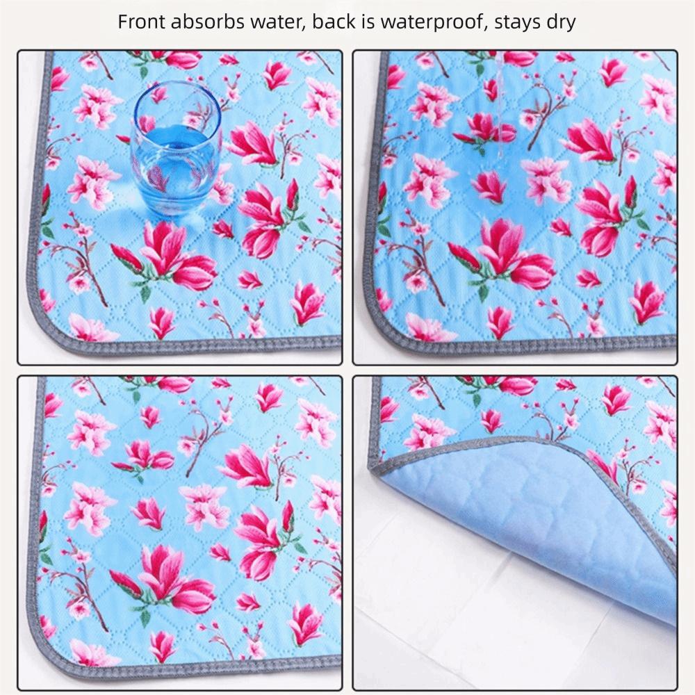Water Absorbent Wheelchair Seat Cushion Washable Leakproof Chair Protector Comfortable Anti-Slip Seat Cover for Disabled