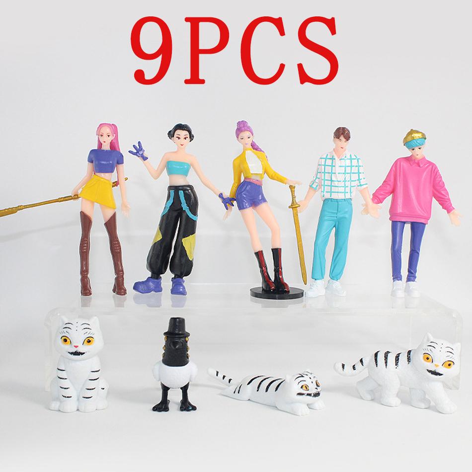 NEW 9-18pcs/set Kpop Demon Hunters Figure Model Toy Cartoon Gaming Peripherals Desk Decoration Collection Figures Model Toy Gift