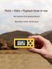 Retro Mini Keychain Camera: 1080P HD, Screen, Portable Thumb Toy