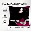 Classic Anime Unohana R-Retsu Bleach Pillow Case Comfort Sofa Bed Silky Elegant Invisible Zipper Custom Decorative Cushion Cover
