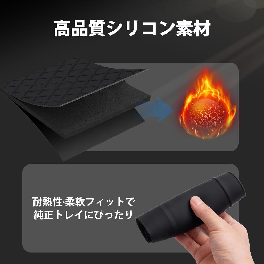 Auto Spec Console Tray Mat for Toyota Yaris Cross 15 Center Open Tray Mat with Silicone Rubber Protective Interior Parts and Accessories (10 Series,