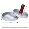 Burgerpresse Antihaft Hamburger Patty Maker mit Wachspapier Aluminium Burger Maker für Küche BBQ Grill Kochzubehör