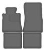 Tapetes de carro de veludo grafite para: Sedan Mercedes SE W126 (1979-1991)