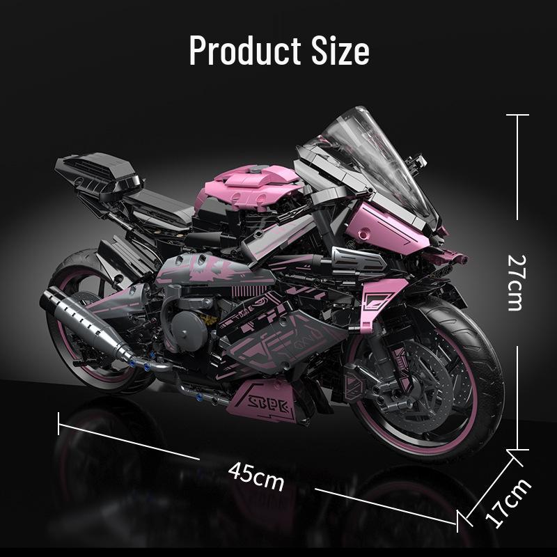 

Совместимые с Lego образовательные строительные блоки для трансграничной торговли: Модель мотоцикла для детей 1-5 лет, Идеальный подарок для мальчиков