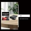 Car Electric Heater Self Adhesive Demister Defroster Heating Fan Windshield Defogger Heating Dryer Interior Accessories