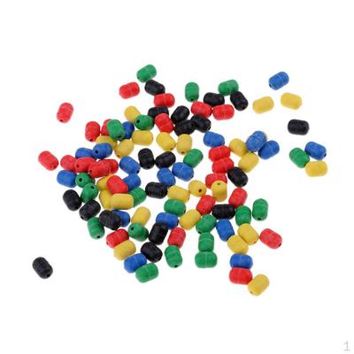 100Pcs/ Fishing Lure Floating Beads Float Tackle for Hair Rigs