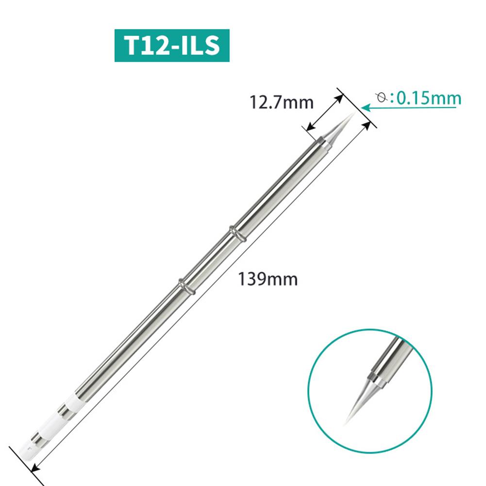 T12 Soldering Iron Tips T12-ILS/K/I/BC2/C4 Tip For Spot Welding Mobile Phone Disassembly Welding Electric Welding Equipment Part